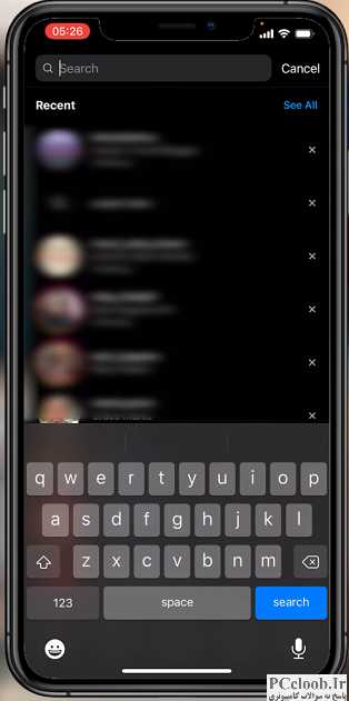 چگونه تاریخچه جستجوی اینستاگرام را پاک کنیم