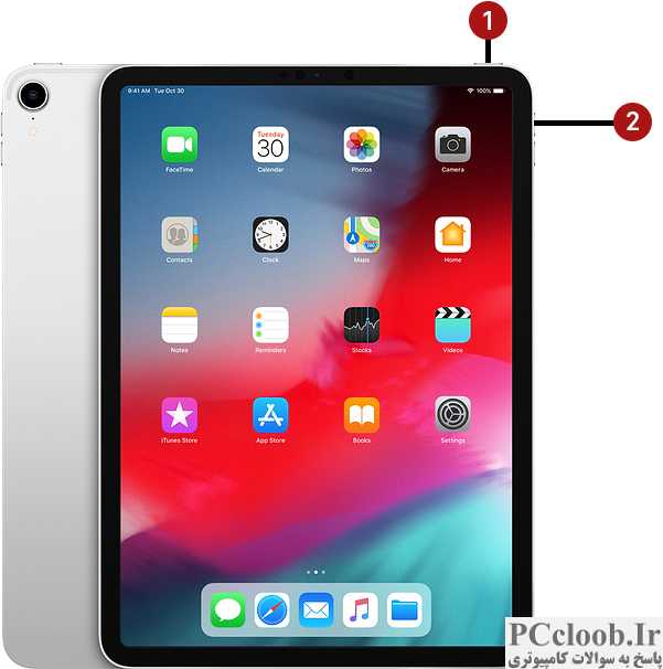 نحوه گرفتن اسکرین شات در iPad 2